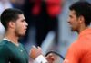 Roland-Garros : un choc Djokovic-Alcaraz en demi-finale