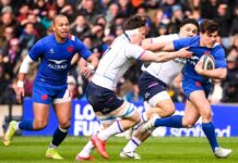 Ecosse-France : les Bleus frappent les premiers avec Couilloud à la finition