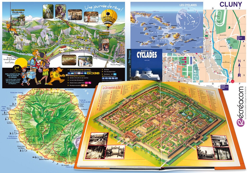 création carte touristique
